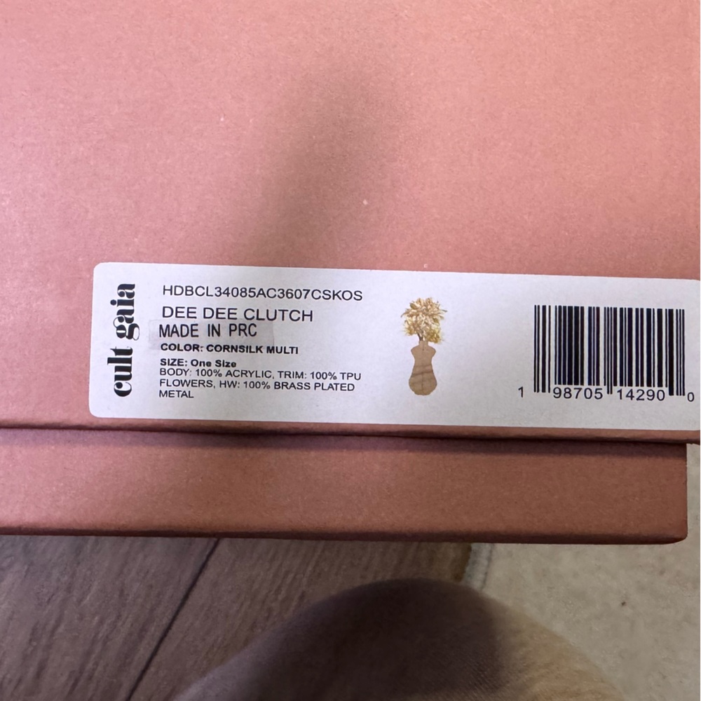 cult gaia NEW IN BOX DEE DEE CLUTCH! - Picture 2 of 8